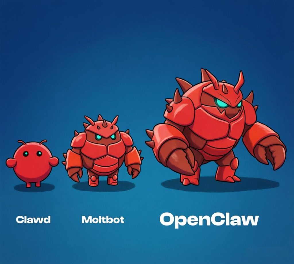 openClaw命名历程