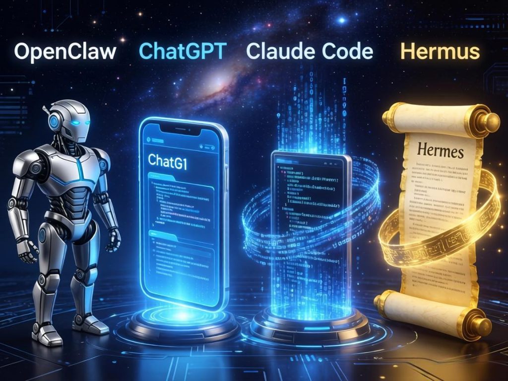 openClaw vs chatGPT vs Claude code vs Hermes