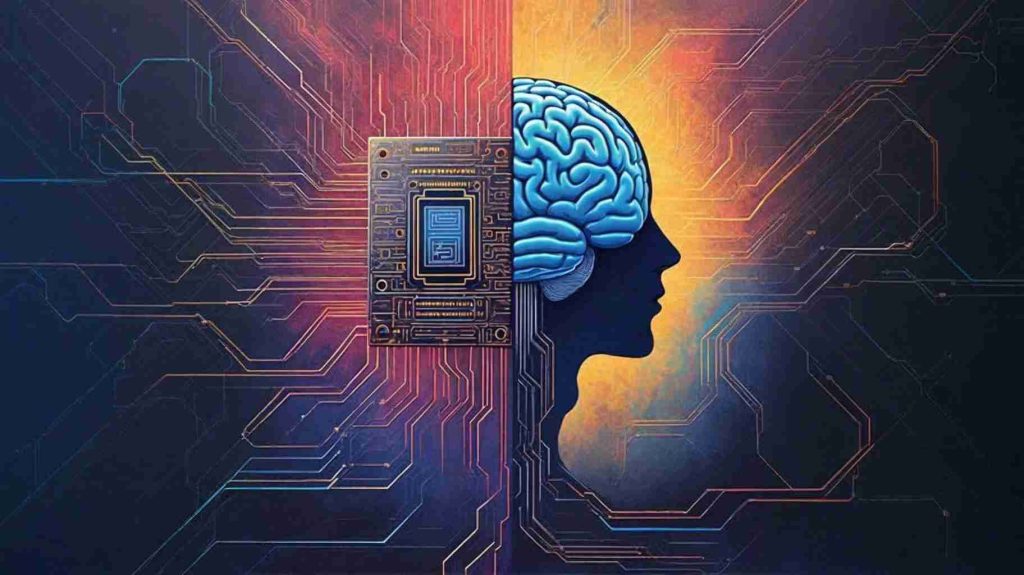 The large AI model is thinking